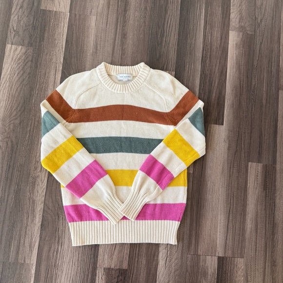 Colorful Striped Women's Sweater - Picture 2 of 7